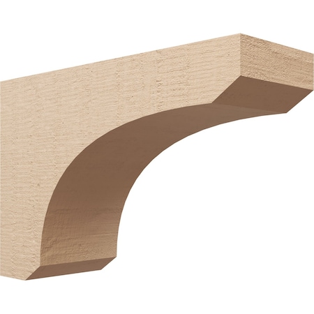 10in. W X 30in. D X 20in. H Series 3 Legacy Rough Cedar Woodgrain TimberThane Corbel, Primed Tan